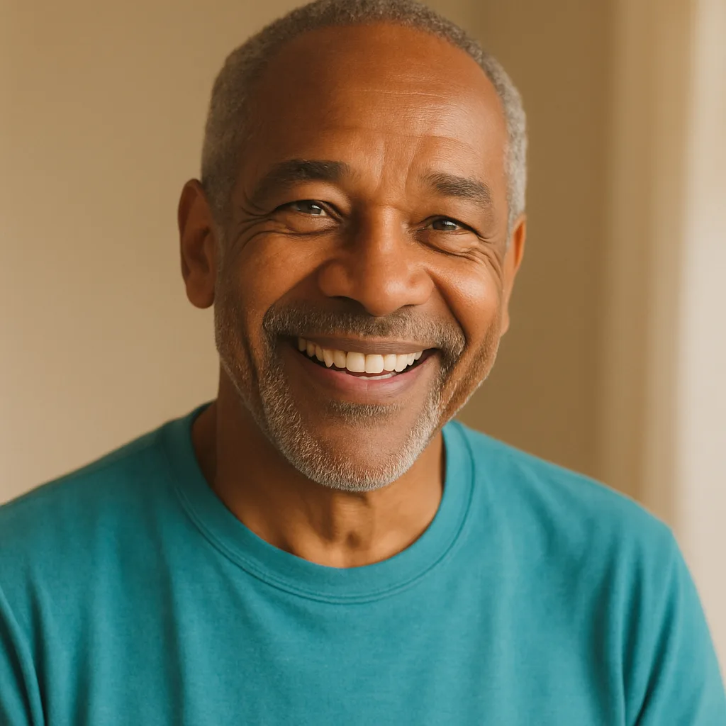 Smiling man in his 60s — member of The Hampshire Dating Site
